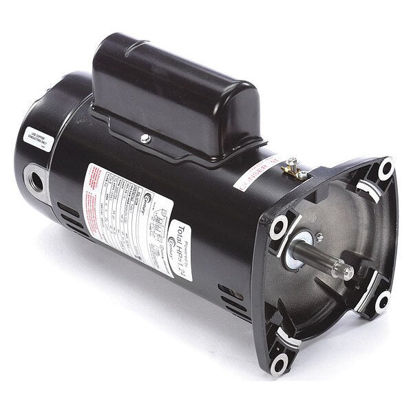 Pool Pump Motor, Permanent Split Capacitor, 3/4, 1/8 HP, 48Y Frame, 3,450/1,725 Nameplate RPM