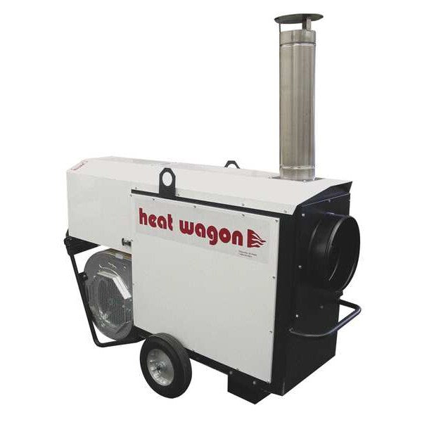 Portable Gas Heater, Vapor Propane, Natural Gas, 400,000 BtuH, 60 in L