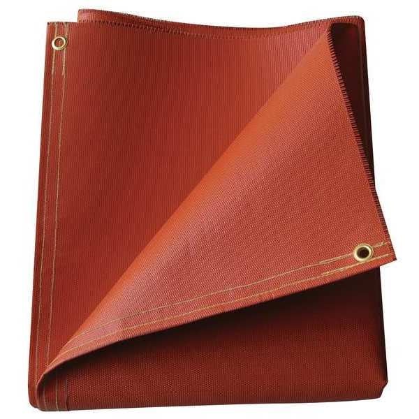 Welding Curtain, 145.3 ftW, 3.28 ft, Orange