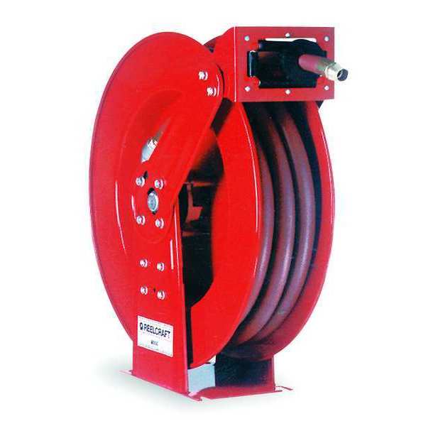 Spring Return Hose Reel, 1/2 in Hose Dia., 100 ft Length, 300 psi