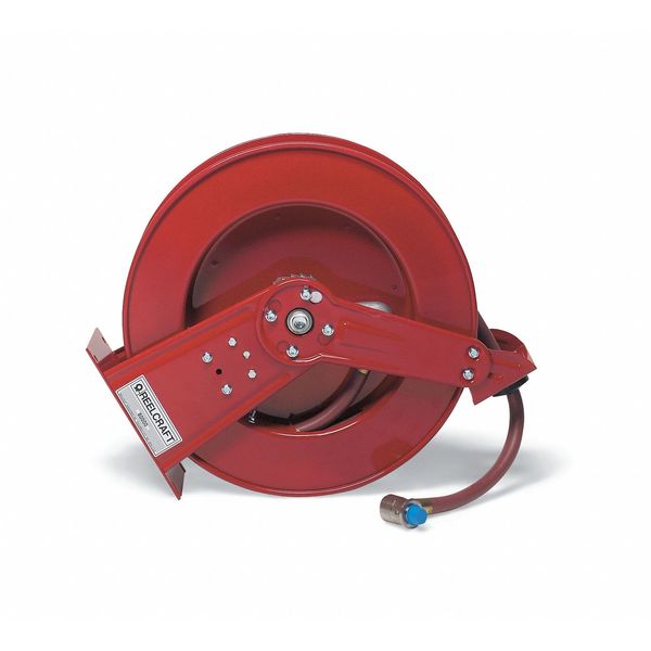 Spring Return Hose Reel, 3/4 in Hose Dia., 50 ft Length, 250 psi
