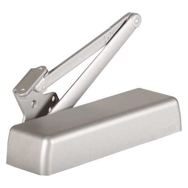 Manual Hydraulic Stanley QDC 100 Door Closer Extra Heavy Duty Interior and Exterior, Silver