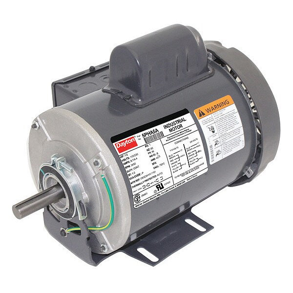 Capacitor-Start General Purpose Motor, 1/2 HP, 115/230V AC Voltage, 56 Frame, 3,450 Nameplate RPM