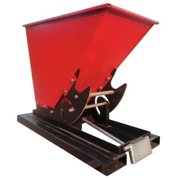 Self Dumping Hopper, 3Cu Yd, 2000 Lb