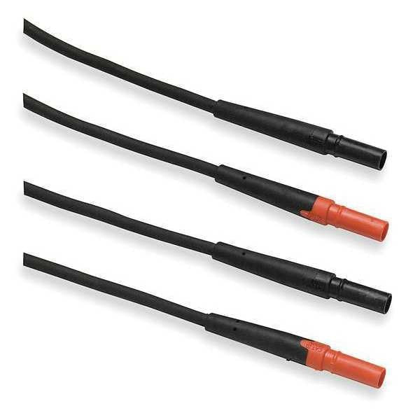 Test Lead, 60 In. L, Black/Red, 1000VAC, PR