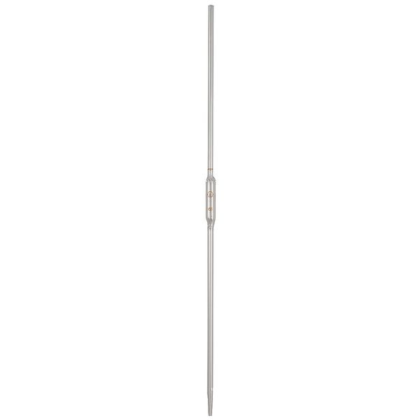 Volumetric Pipette, GradeB, Glass, 25mL, Pk8
