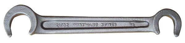 Valve Wheel Wrench, Double-End, 10 In