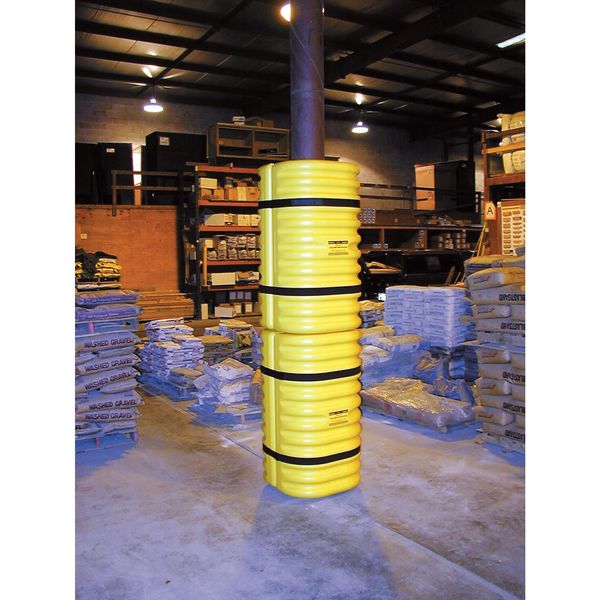 Column Protector, For 6 In Column, Yellow