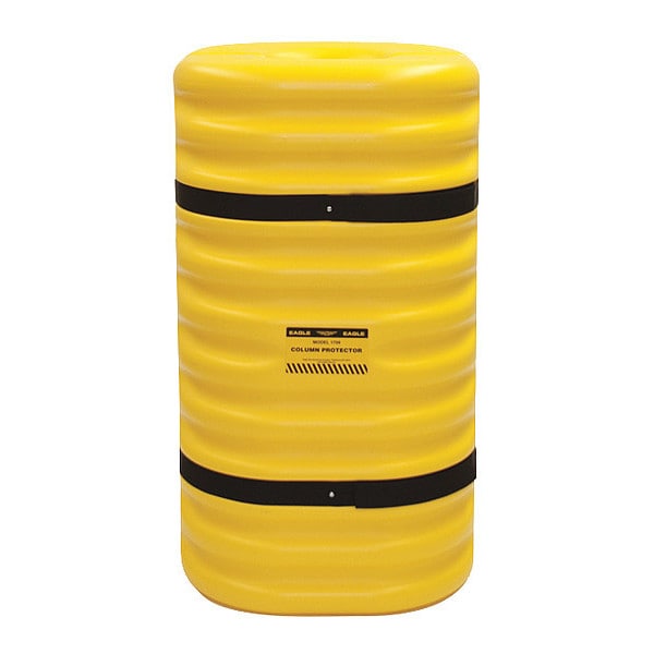 Column Protector, For 10 In Column, Yellow