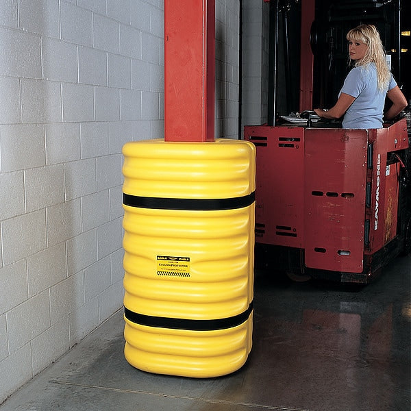 Column Protector, For 10 In Column, Grn