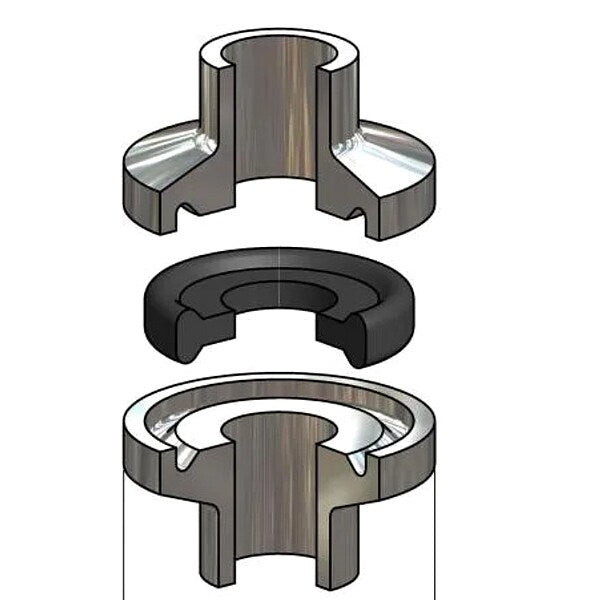 Gasket, Size 1/2 In, Tri-Clamp, BUNA