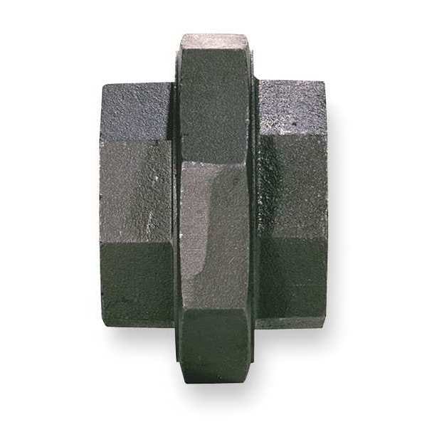 Malleable Iron Union, Class 150, 1 1/2 in x 1 1/2 in Fitting Pipe Size, FNPT x FNPT, 1 Pack