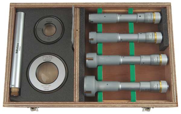 Bore Gage Set, Holtest, 0.8-2 In