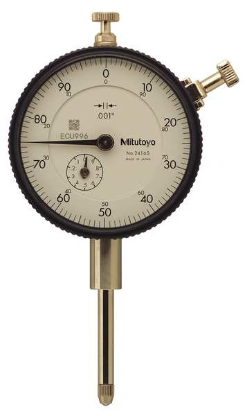 Dial Indicator, 0 to 1 In, 0-100
