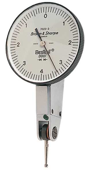 Dial Test Indicator, Hori, 0 to 0.008 In
