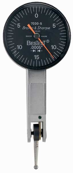 Dial Test Indicator, Hori, 0 to 0.030 In