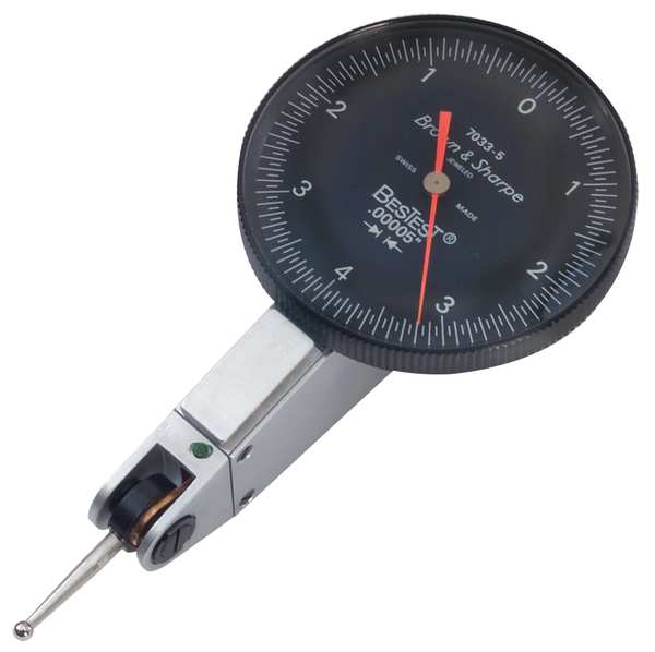 Dial Test Indicator, Hori, 0 to 0.008 In
