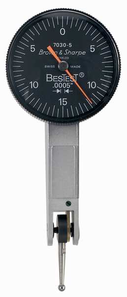 Dial Test Indicator, Hori, 0 to 0.030 In