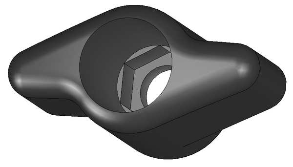 Snap Lock T Knob, 1/4