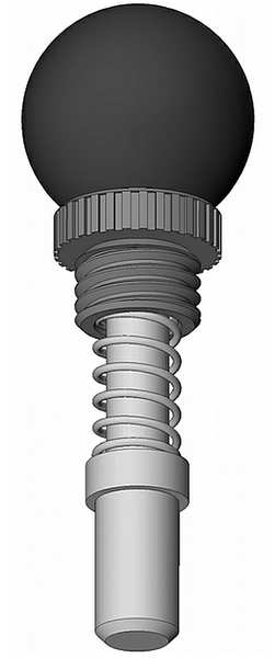 Ball Knob Short Tip, Barrel Height 2.25
