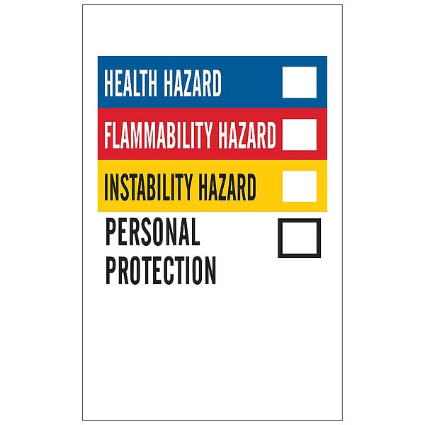 HMIG Label, 2 In. H, 1-1/4 In. W, PK500