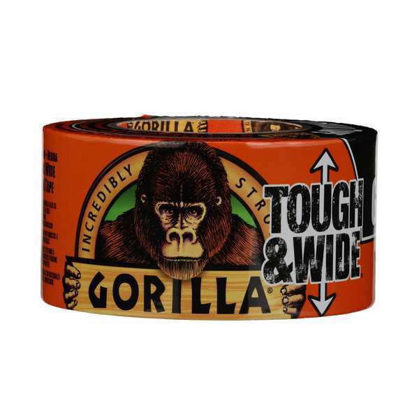 Heavy Duty Duct Tape, 2.88 in W x 25 yd L , Black, 1 PK