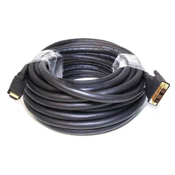 HDMI-DVI Cables, Black, 50 ft., 22AWG