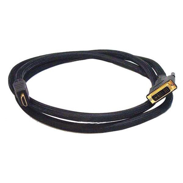 HDMI-DVI Cables, Black, 6 ft., 24AWG