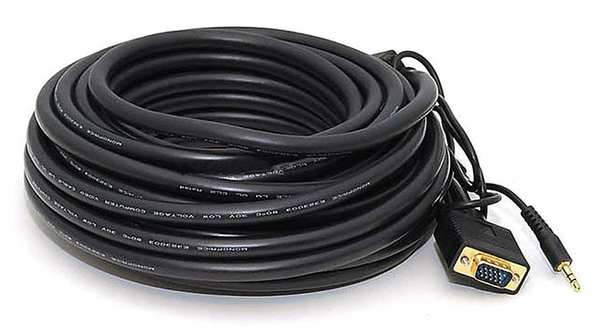 CPU Cord, SVGA/3.5mm Stereo M to M, 35ft