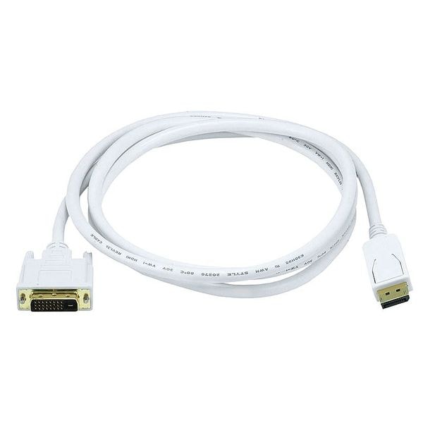 CPU Cord, Display to DVI-D Sgl Male, 6ft