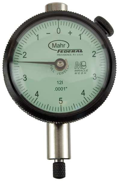 Dial Indicator, 0 to 0.025 In, 0-5-0
