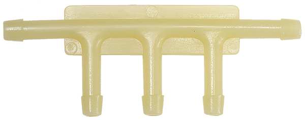 Vacuum Connector, 3/16 In, Barbed, PK10