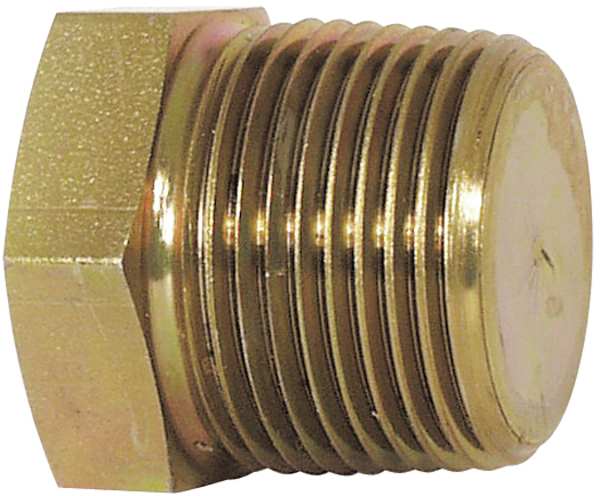 Hex Pipe Plug, Carbon Steel, 150, MNPT, PK5