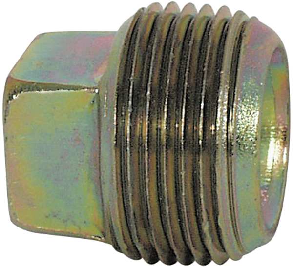 Square Pipe Plug, Carbon Steel, MNPT