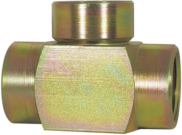 Tee, Carbon Steel, 150, 1/4-18, FNPT, PK5