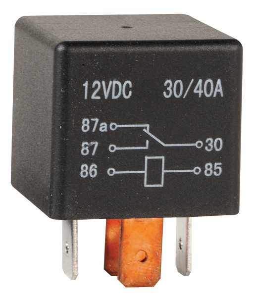 Mini Change Over Relay, SPDT, 20A, 12VDC