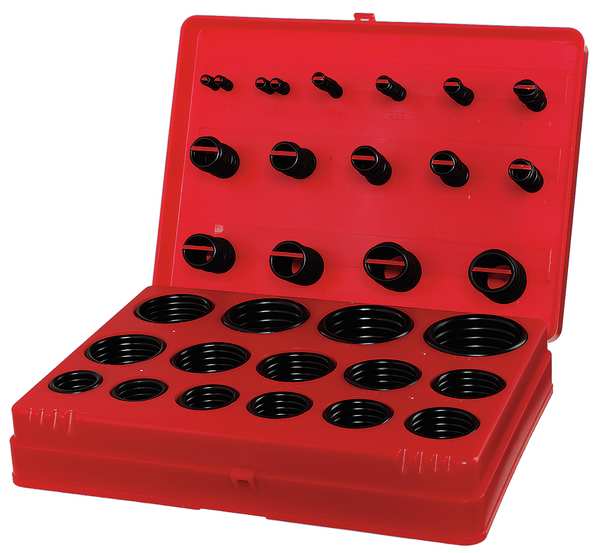 O-Ring Assortment, Standard, 30 Szs, 382Pcs