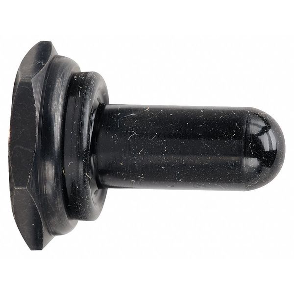 Toggle Switch Boot, 15/32 In, Rubber, PK5