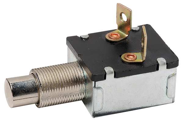 Miniature Push Button Switch, SPST, Silver