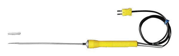 Immersion Temp Probe, Type K, -40 to 1500F