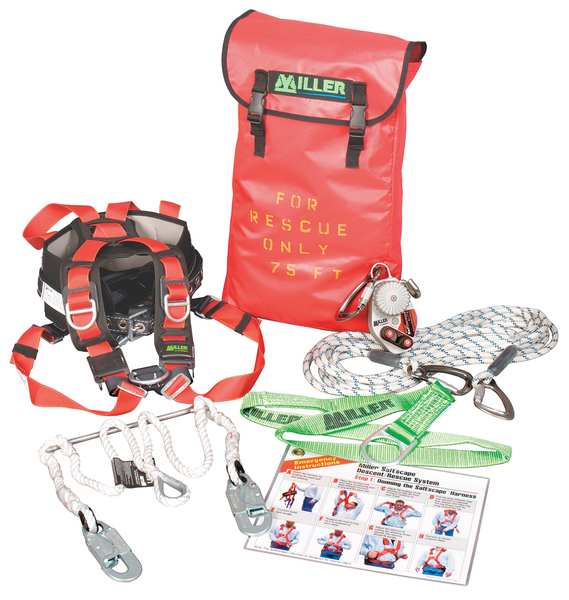 Rescue System, 300 ft., 330 lb., 3100 lb.