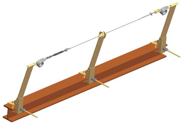 Horizontal Lifeline, 180 ft., 310 lb Weight Capacity