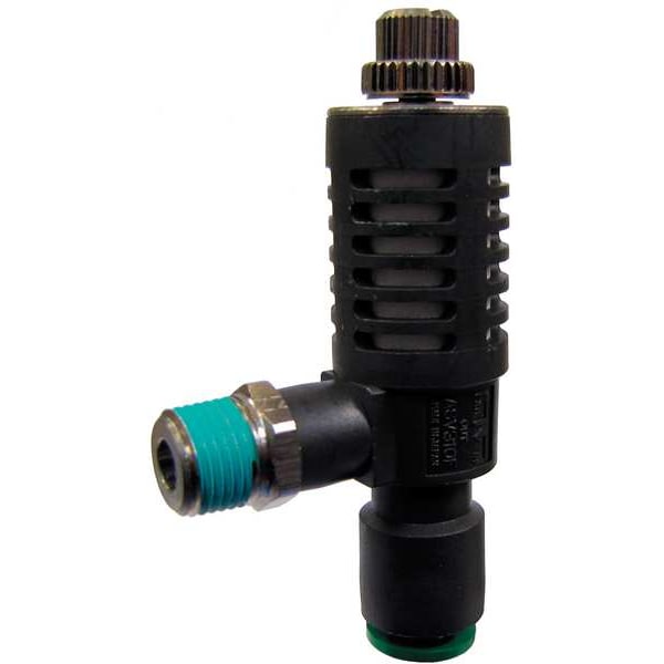 Speed Exhaust Control Valve, 1/4 Tube, 1/8