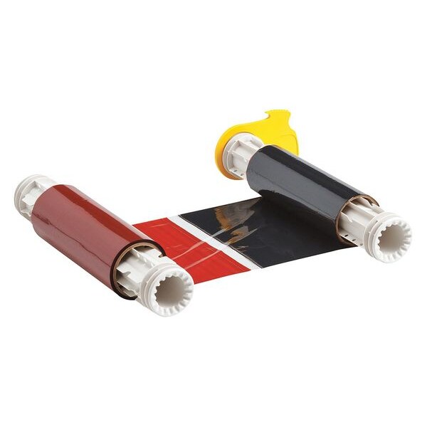 Ribbon Cartridge, Black/Red, 6-1/4 In. W