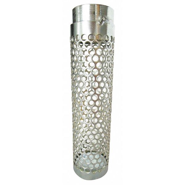 Suct Strainer, 4 Dia, 3 NPSM, Side Rnd Perf