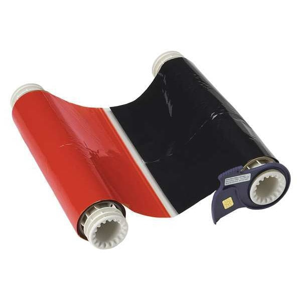 Ribbon Cartridge, Black/Red, 6-1/4 In. W