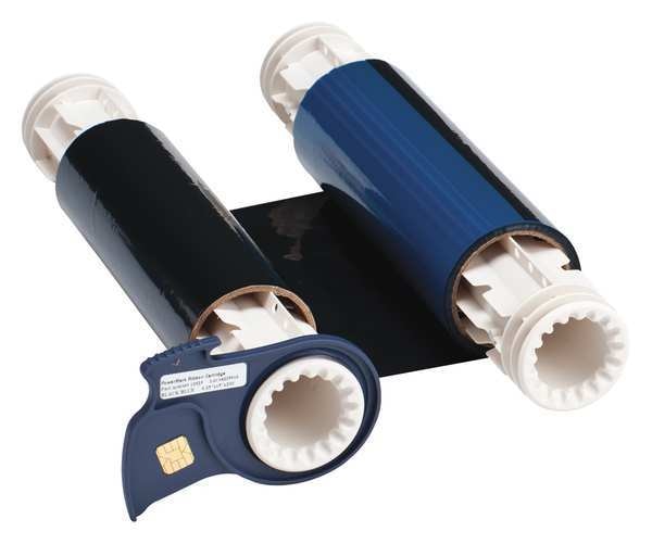 Ribbon Cartridge, Black/Blue, 200 ft. L
