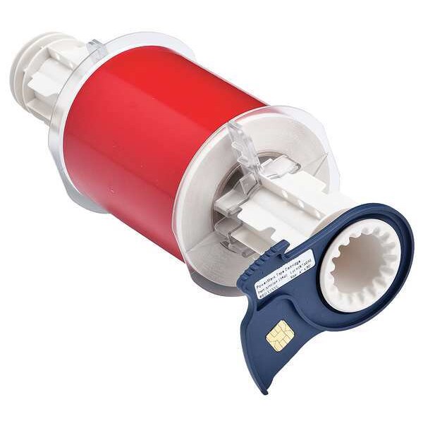Tape, Red, 50 ft. L, 4 In. W