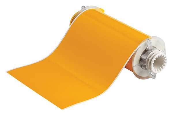 Label Tape Cartridge, Yellow, Labels/Roll: Continuous