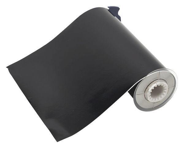 Label Tape Cartridge, Black, Labels/Roll: Continuous